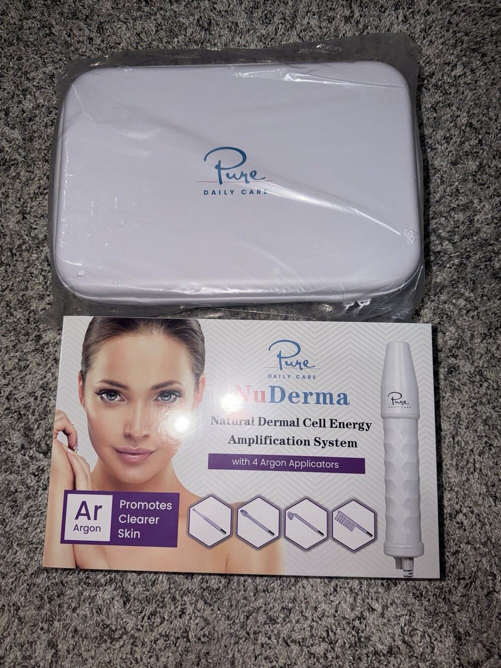 NuDerma Natural Dermal Cell Energy Amplification System (Argon, 4 Applicators)